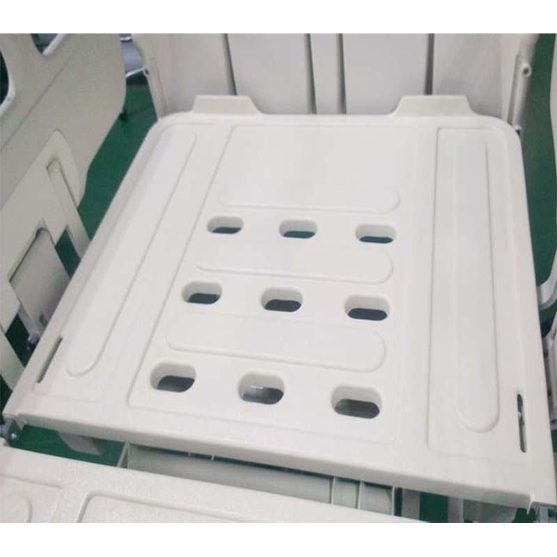 ventilator washable abs platforms restraint constraint locker hole medical long care bed m4p ha4 t